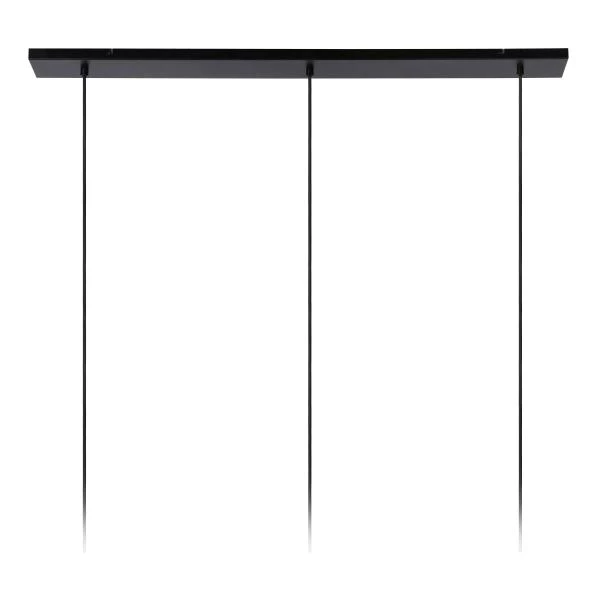 Lucide JOANET - Pendant light - 3xE27 - Smoke Grey - detail